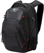 Swissdigital Design Circuit College Business Travel Backpack TSA Friendly Built in USB Charging RFID Protection Fits Laptops up to 15.6" Black (J14-BR) - Image 2